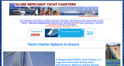 Desktop Screenshot of charterayachtingreece.com